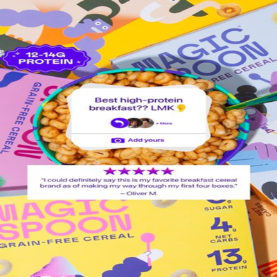 story social ad template — Magic Spoon