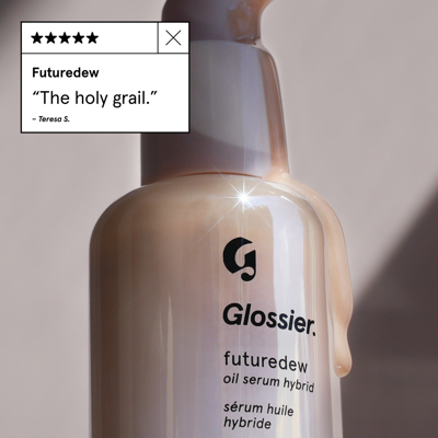 customer quote testimonial ad template — Glossier