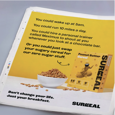 press media & pr ad template — Surreal