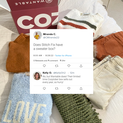 Facebook social ad template — Wantable