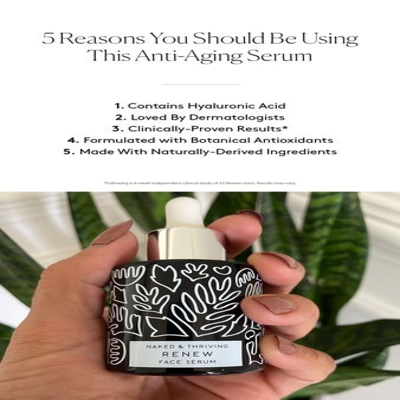 features benefits ad template — Naked & Thriving