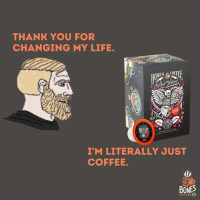 just launched new ad template — Bones Coffee