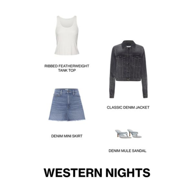 editorial collage ad template — 