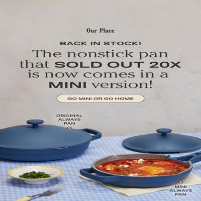 product drop new ad template — Our Place