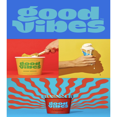 layout collage ad template — Good Vibes