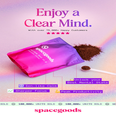 as seen in social proof ad template — Spacegoods