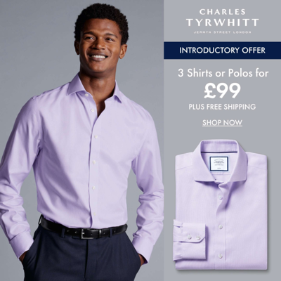 sale offer ad template — Charles Tyrwhitt