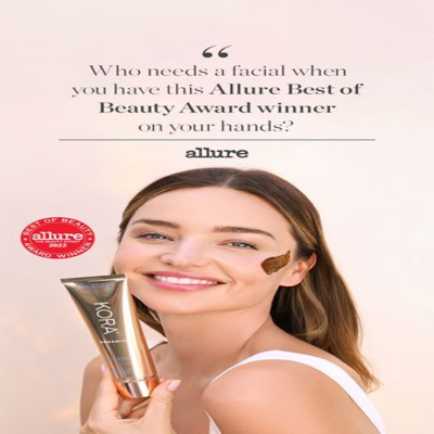 award social proof ad template — Kora Organics