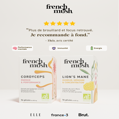 as seen in social proof ad template — French Mush