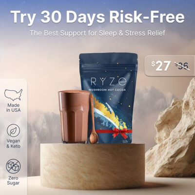 sale offer ad template — Ryze Superfoods