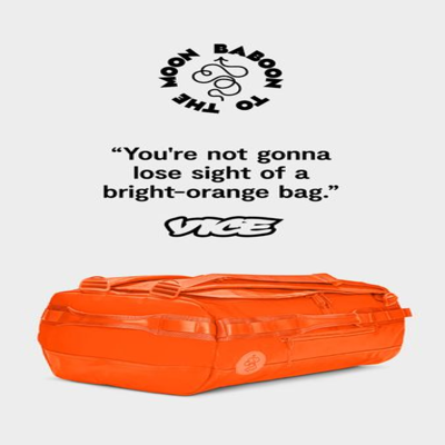 endorsement testimonial ad template — Baboon to the Moon