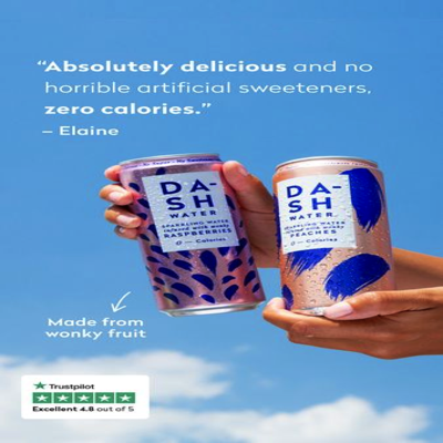 endorsement testimonial ad template — Dash Water