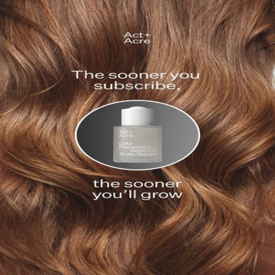 editorial collage ad template — Act + Acre