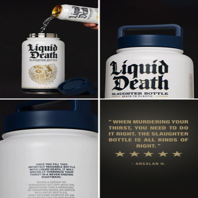 testimonial testimonial ad template — Liquid Death