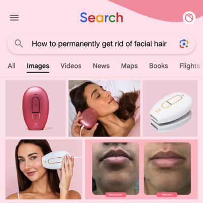 collage collage ad template — Rose Skin Co