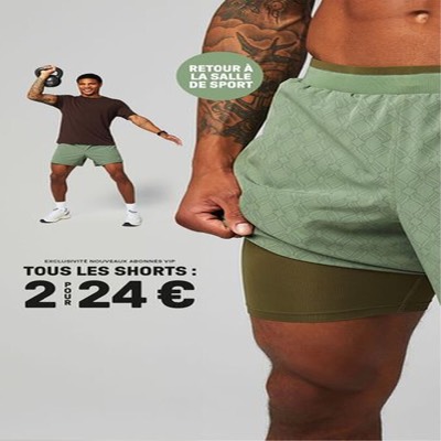 discount offer ad template — Fabletics Men