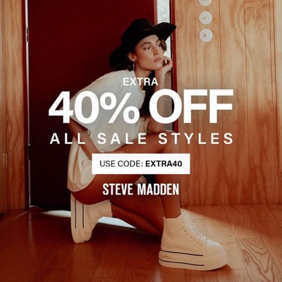 promotion offer ad template — Steve Madden
