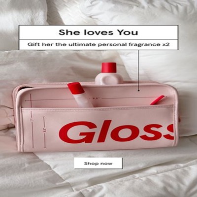 range product suite ad template — Glossier