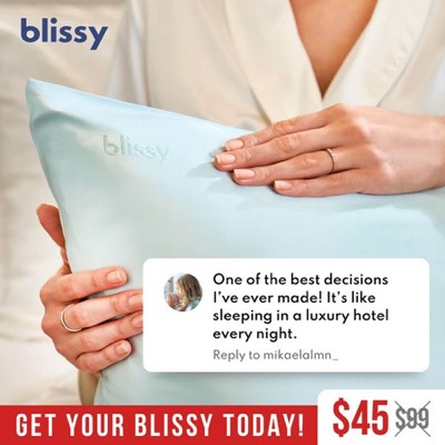 social proof testimonial ad template — Blissy