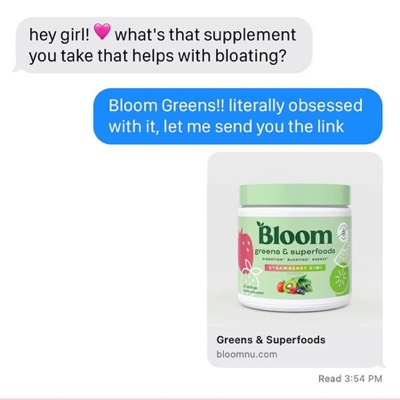 customer quote testimonial ad template — Bloom Nutrition | Los Angeles CA