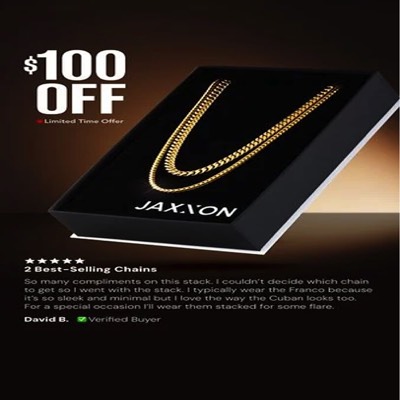 review testimonial ad template — Jaxxon