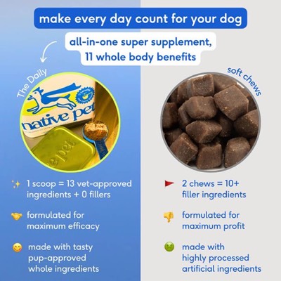 versus comparison ad template — Native Pet