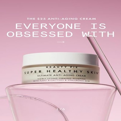 value proposition benefits ad template — Beauty Pie