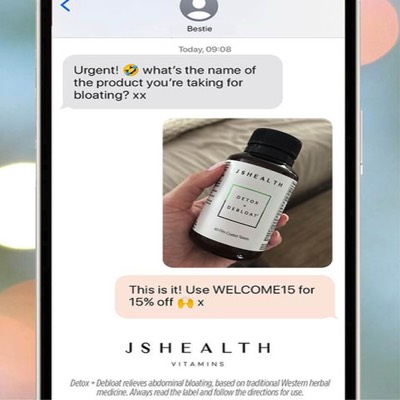 endorsement testimonial ad template — JSHealth Vitamins