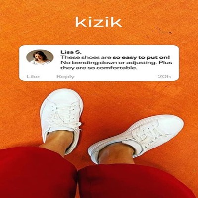 review testimonial ad template — Kizik