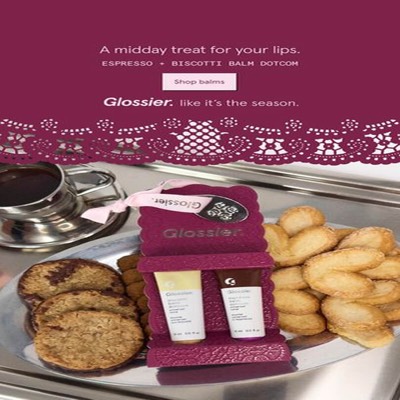 new launch new ad template — Glossier