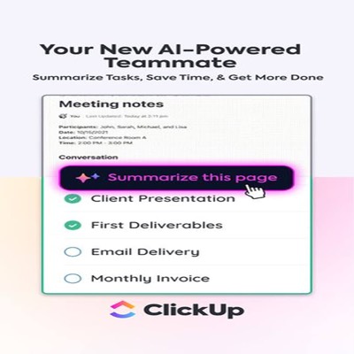 range product suite ad template — ClickUp