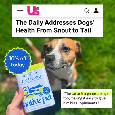 award social proof ad template — Native Pet