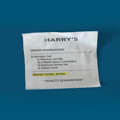 promotion offer ad template — Harry's