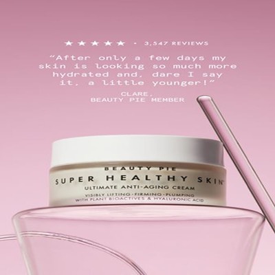 review testimonial ad template — Beauty Pie