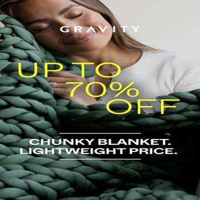 sale offer ad template — Gravity Blanket
