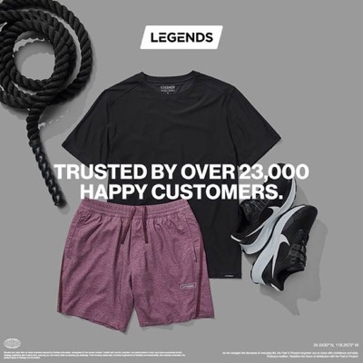 trust badge social proof ad template — Legends