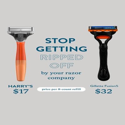 competitor comparison ad template — Harry's