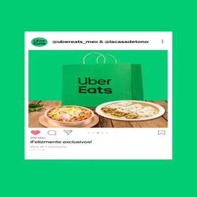 chocolate ad ad template — Uber Eats