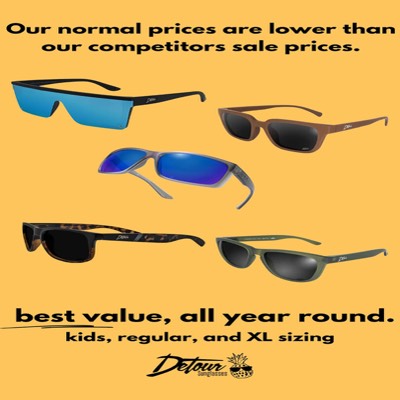 dress ad ad template — Detour Sunglasses