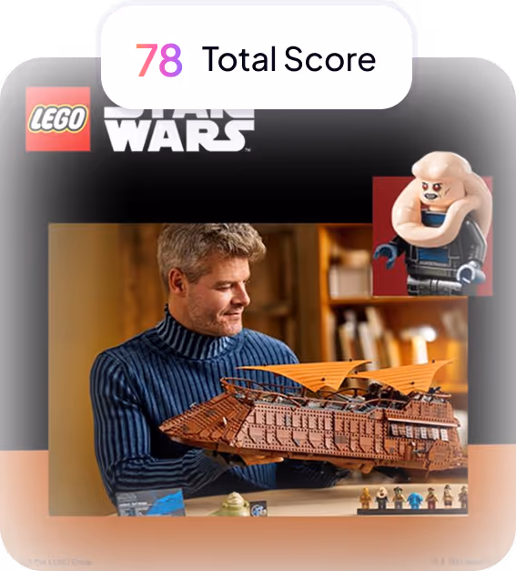 Scored ad example